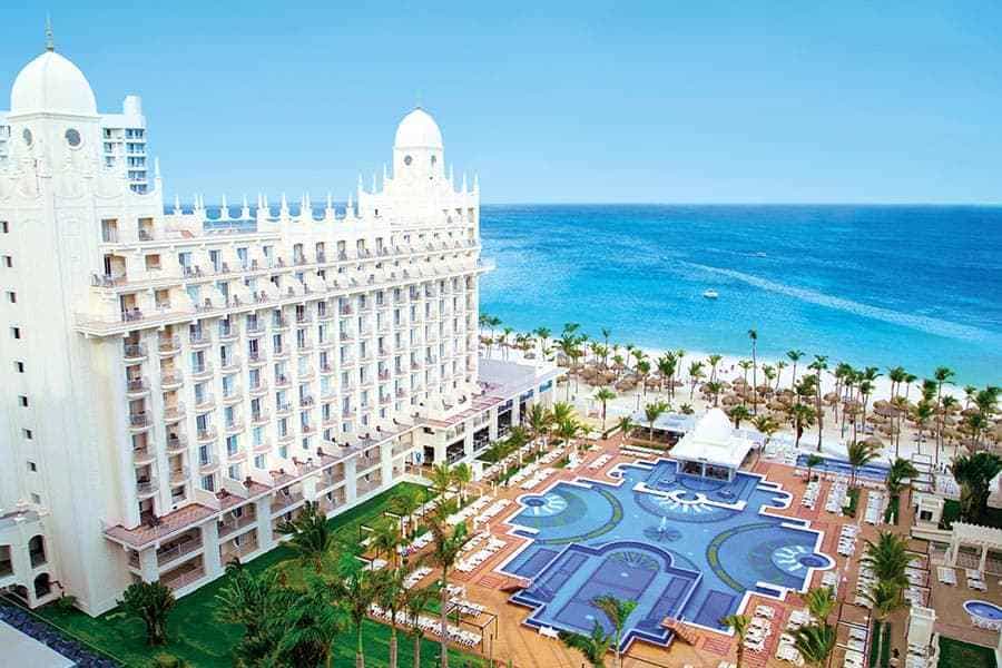 Aerial View of RIU Palace Aruba Resort - Photo credit RIU Resorts