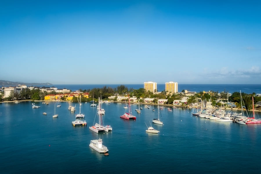 Panoramic View of Montego Bay, Jamaica