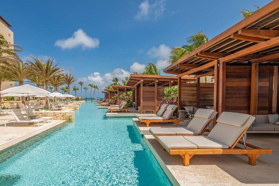 Pool area - Photo credit Hyatt Regency Aruba Resort Spa and Casino