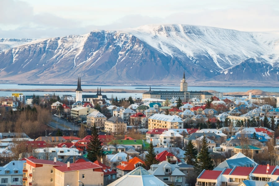 Reykjavik the capital city of Iceland