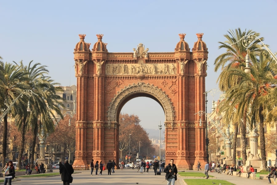 Triumphal Arch, Barcelona, Spain