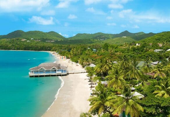 St. Lucia all-inclusive resorts: Sandals Halcyon Beach Resort