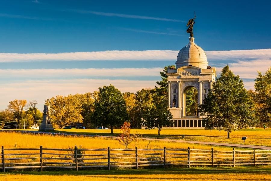 The Pennsylvania Monument, Gettysburg, Pennsylvania