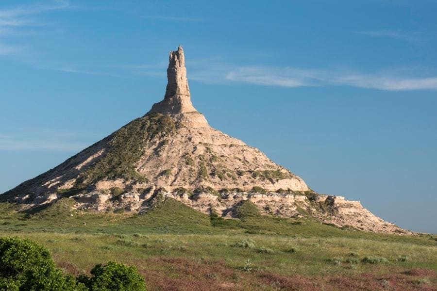 Chimney Rock National Historic Site, Western Nebraska, USA